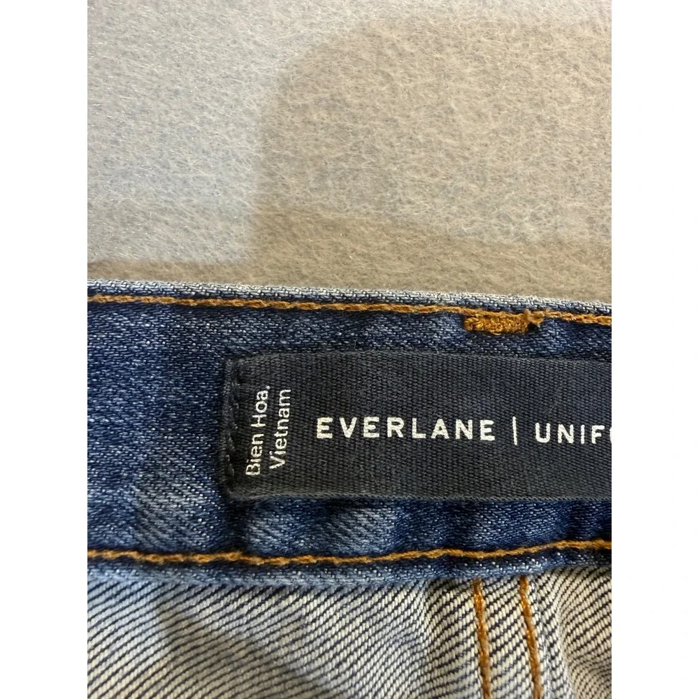 Everlane Uniform Slim Jean Mens 30x32 Actual 30/31 Blue Excellent Cotton Stretch